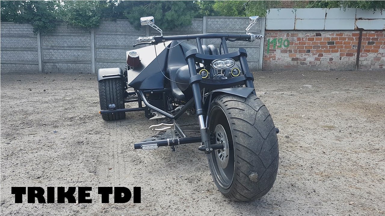 Trajka Łukasza 1.9 TDI ,Budowa trajki,trike,custom