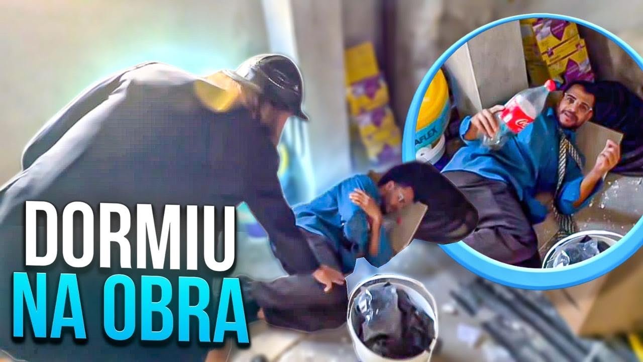 MANÉ E FALA FINA PEGOU DIDINHO DORMINDO NA OBRA | DIDINHO