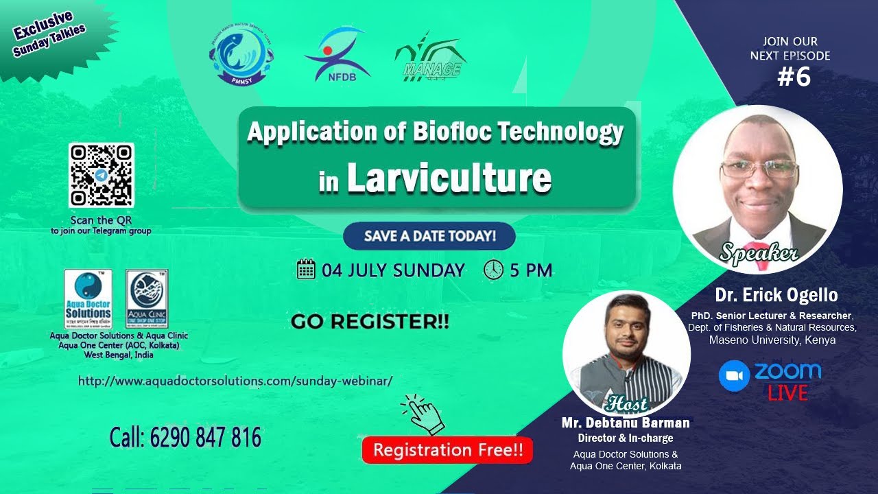 Application of biofloc technology in larviculture | Sunday Talkies | 6th Sunday