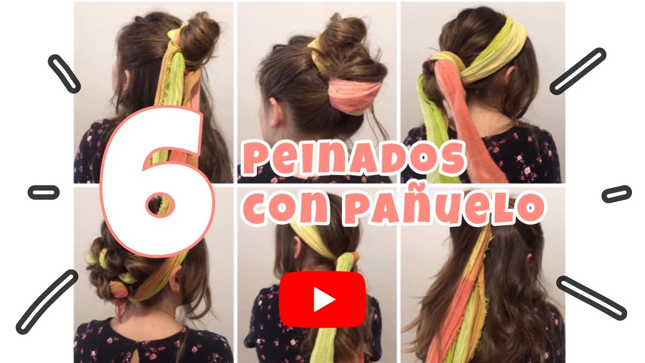 6 PEINADOS CON PA&Ntilde;UELO F&Aacute;CILES PARA VERANO