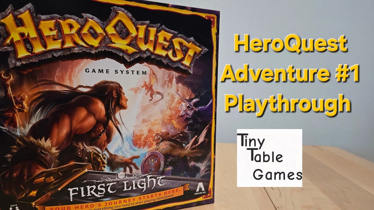 Heroquest Adventure #1 playthrough