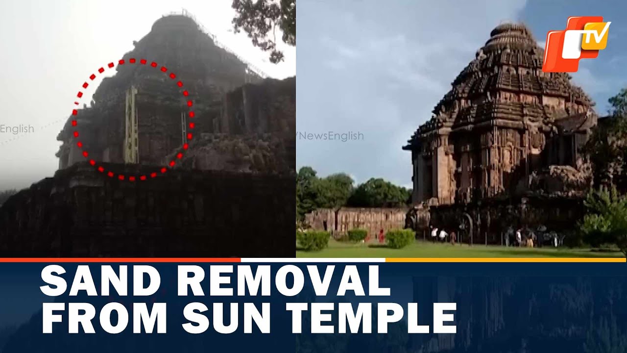 Sand Excavation From Konark Sun Temple Begins