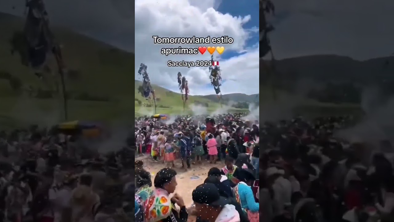 Sacclaya Carnavales de Apurimac al estilo Tomorrowland. 
