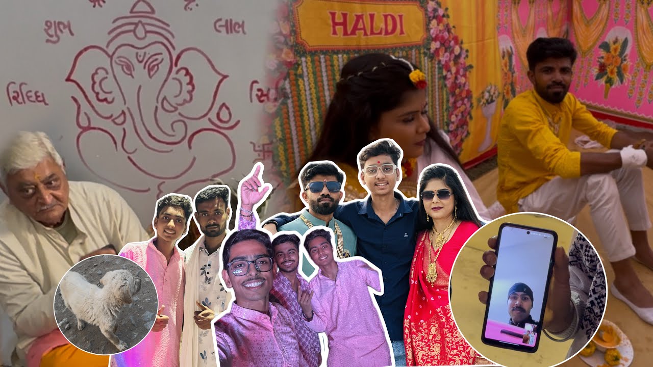 માંડવા મુરત || પીઠી || મામેરું || રાસ ગરબા || Harshgohilvlog