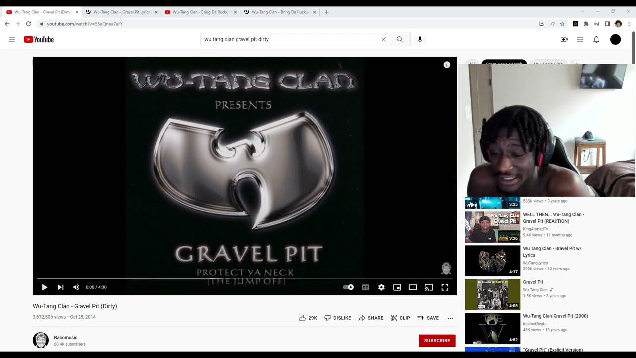 Wu- Tang Clan - Gravel Pit & Bring Da Ruckus... REACTION