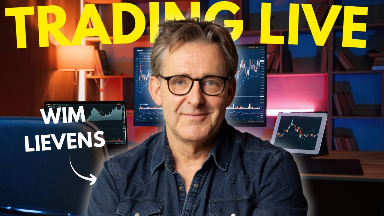 1 heure de trading live avec Wim Lievens sur le Futures Nasdaq