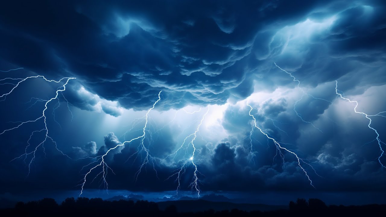Donnerger&auml;usche und Gewitter (Ohne Regen) 5 Stunden Donner zum Einschlafen