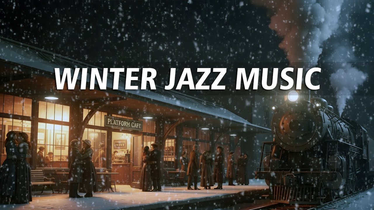 Winter Jazz Instrumental 🎶 Cozy Jazz Piano at a Quiet Coffee Shop for Rest, Relax & Stress Relief