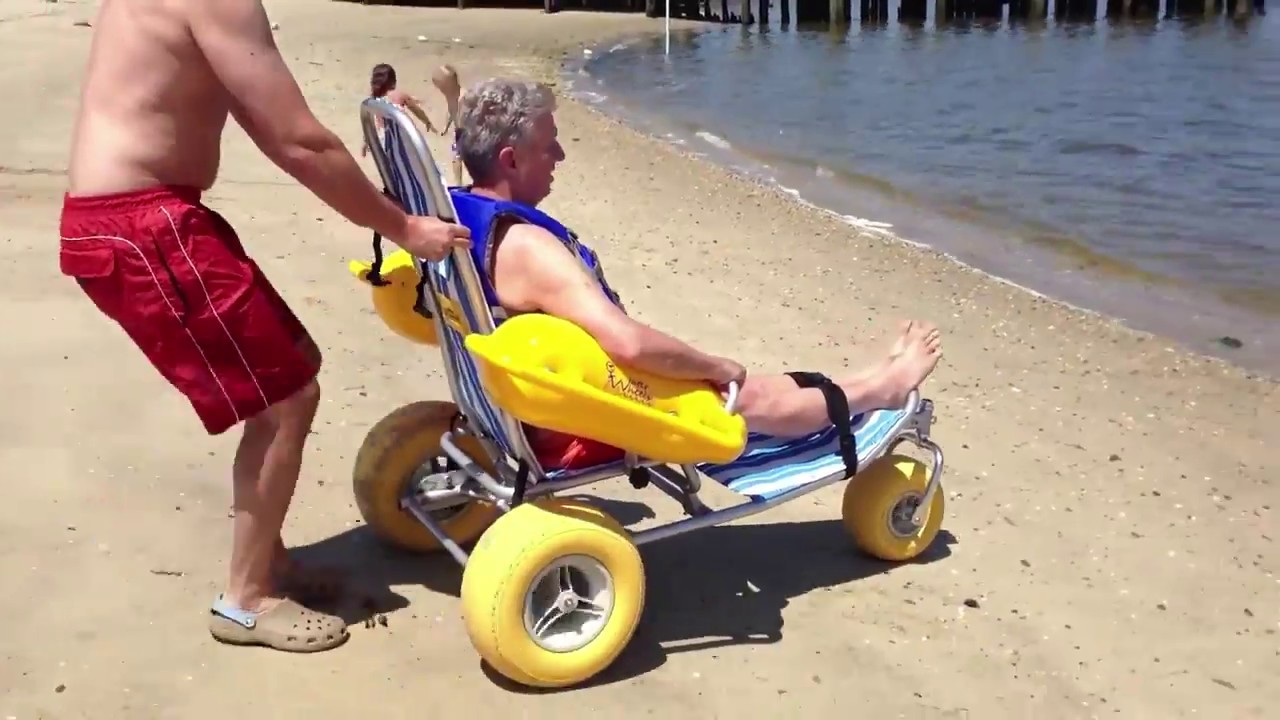WaterWheels Floating Beach Wheelchair | John Preston Healthcare