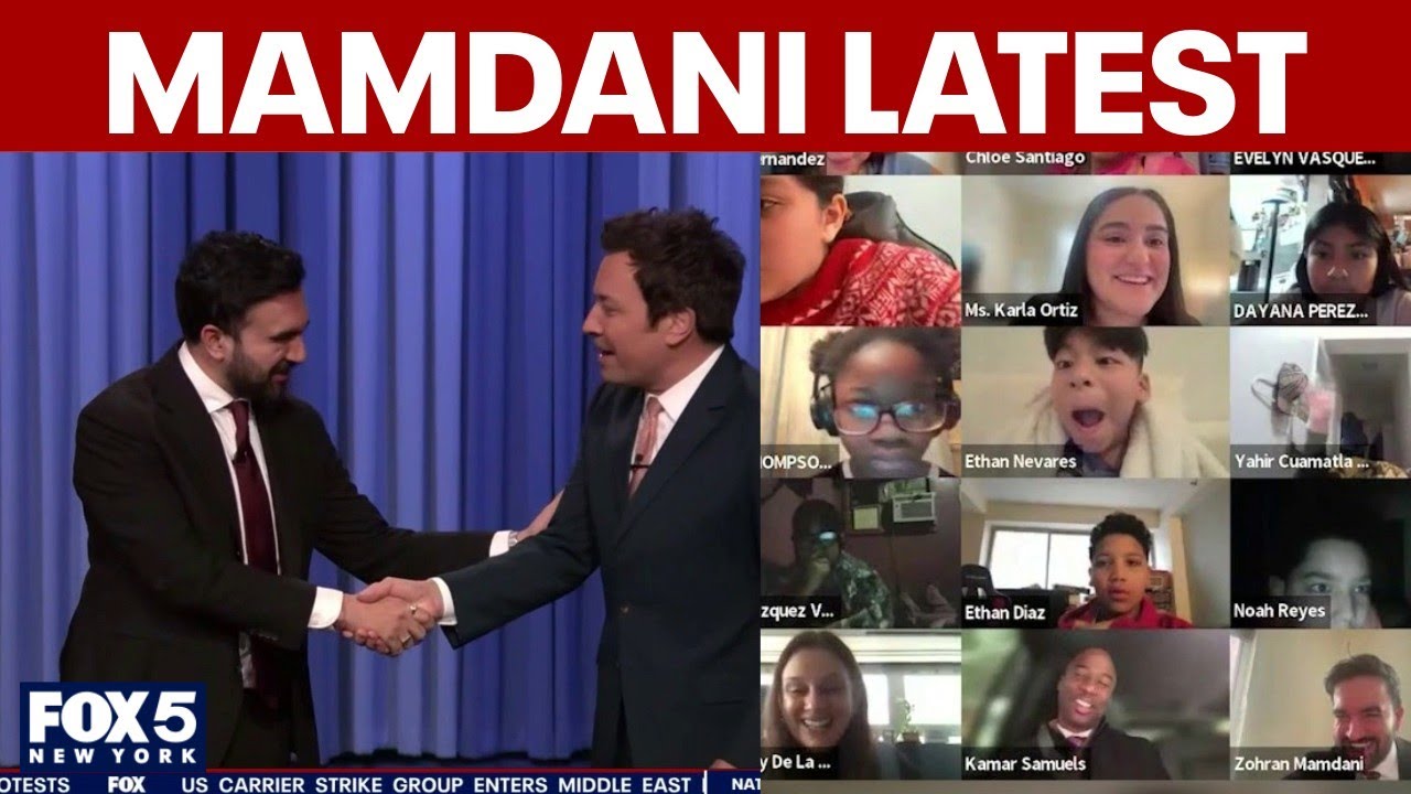 Latest on Mayor Mamdani: Zoom call with 5th graders, Jimmy Fallon appearance