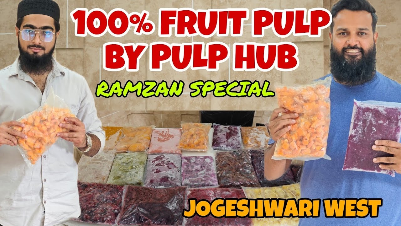ALL TYPES OF 100%ORIGNAL FRUIT PULP NOW AVLABLE IN JOGESHWARI WEST BY PULP HUB 🍒🥝🥑🍓 RAMZAN SPECIAL❤️