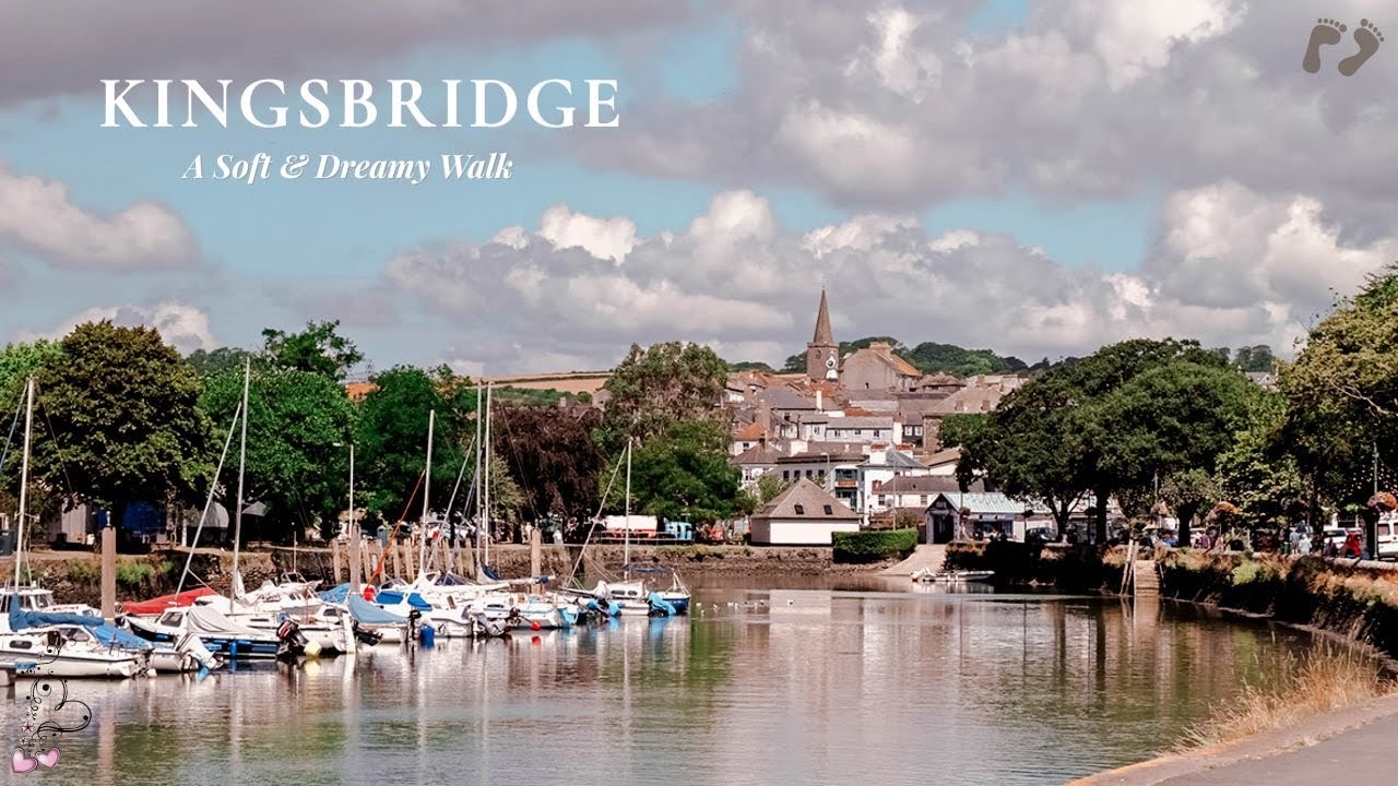 KINGSBRIDGE, Devon 🇬🇧 | A Soft & Dreamy Walk Through Devon’s Beautiful Market Town (No Talking, 4K)