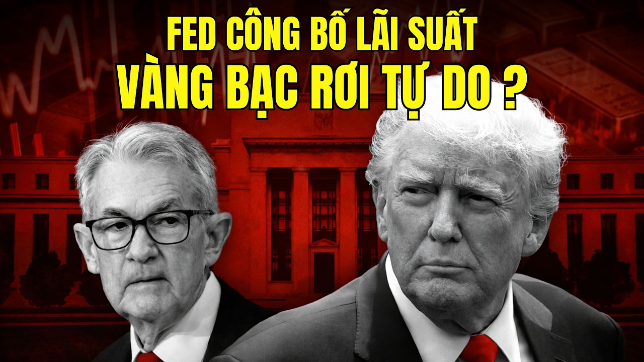 FED Giữ Nguyên Lãi Suất - Vàng Bạc Rơi Tự Do: Cú RŨ BỎ Lớn Nhất Trước Khi Tăng SỐC?