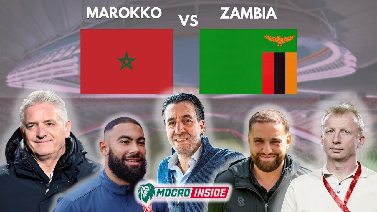 MAROKKO vs ZAMBIA | VOORBESCHOUWING & NABESCHOUWING LIVE | KHALID SINOUH & SVEN VANDENBROECK #270