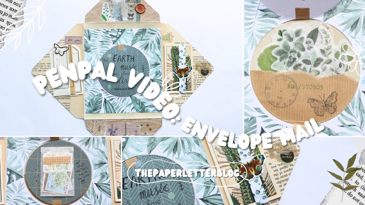 Pen Pal Project Tutorial: Envelope Flat Mail 💌✨