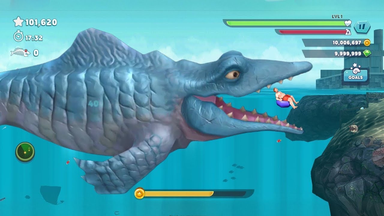 ✅Hungry Shark Evolution - Giant Monster Mr. Snappy (Mosasaurus) vs Shark King - New Gameplay Update
