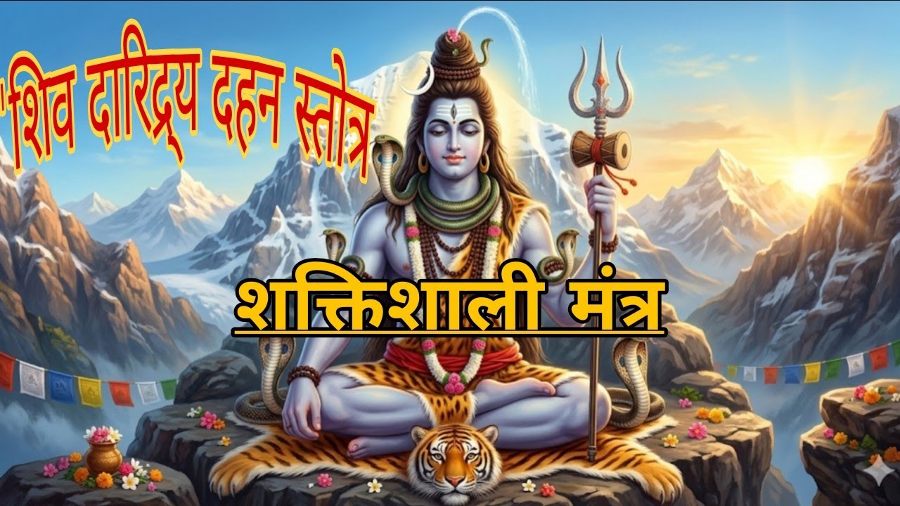 शिव दारिद्र्य दहन स्तोत्र | गरीबी और कर्ज से मुक्ति का अचूक मंत्र | Daridrya Dahan Stotram