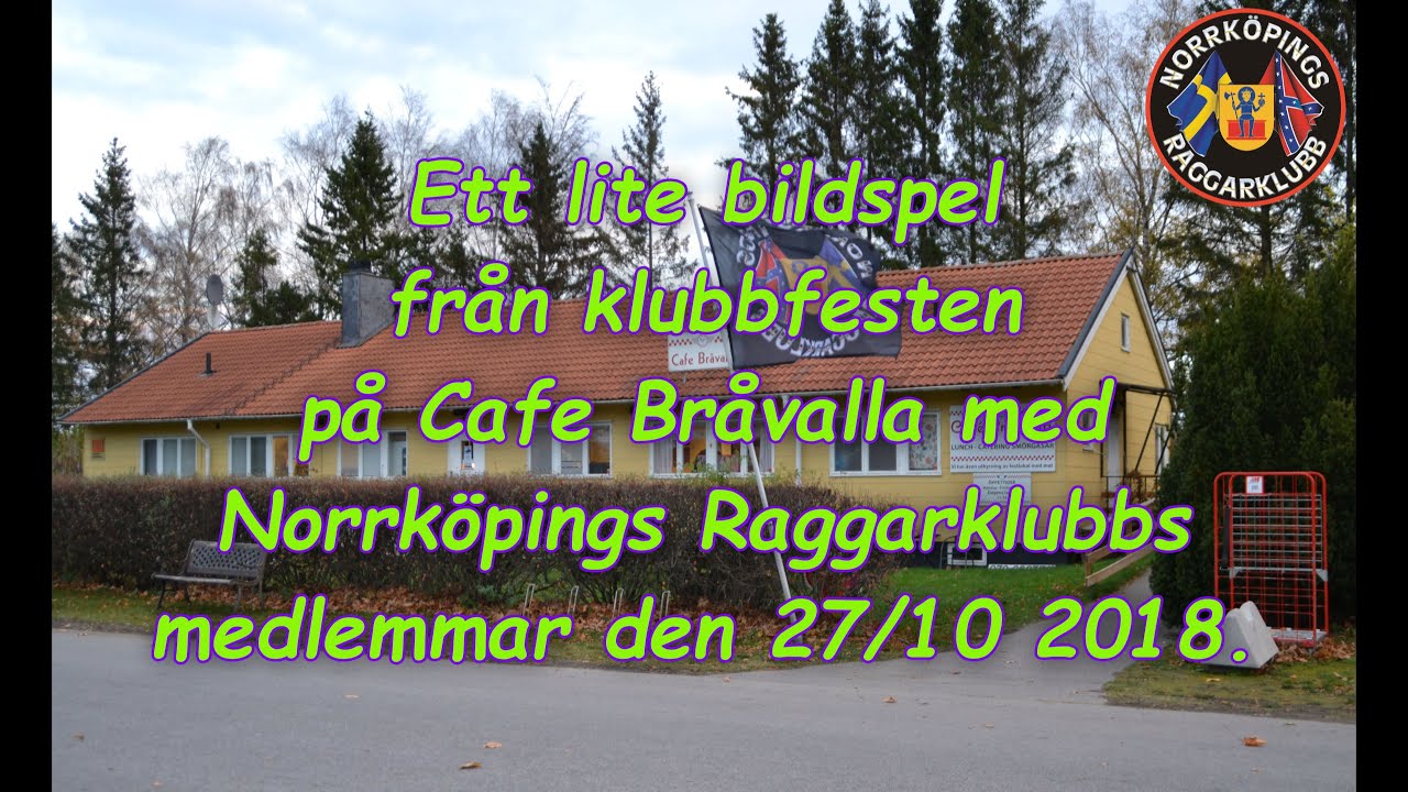 Klubbfest på Bråvalla med Norrköpings Raggarklubb's medlemmar den 27/10 2018.