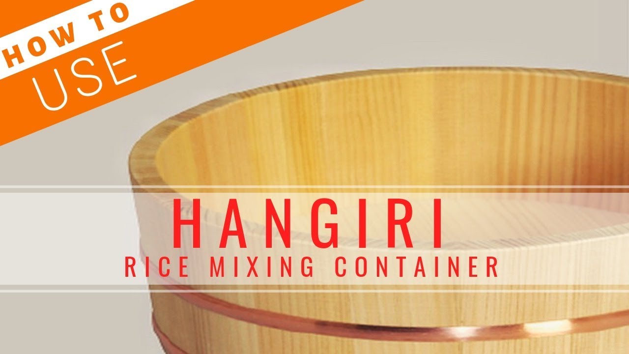 How to Use and Maintain Hangiri (Rice Mixing Tub)【Sushi Chef Eye View】