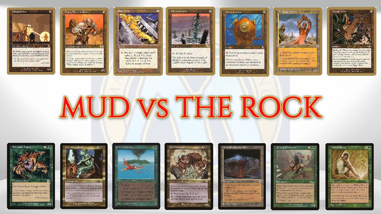 OLD SCHOOL MTG CHANNEL - PREMODERN CLUB - MUD vs THE ROCK