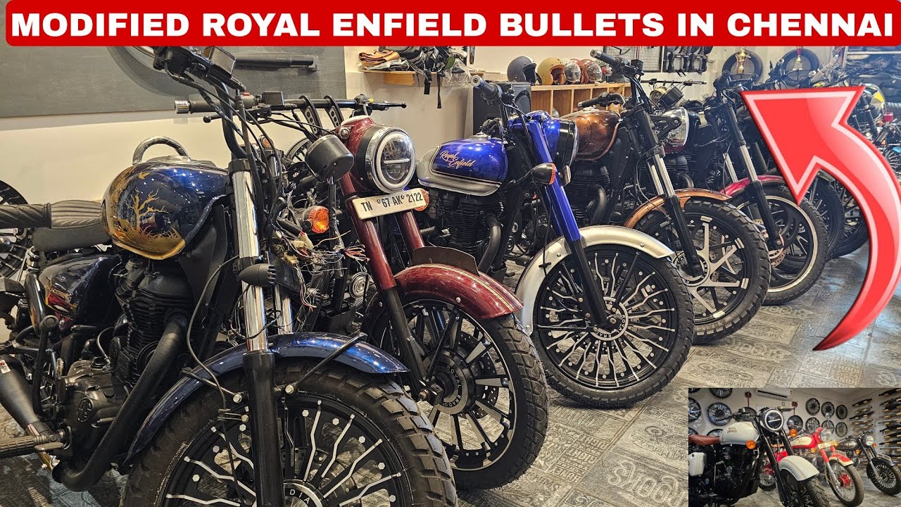 MODIFIED ROYAL ENFIELD BULLETS IN CHENNAI | ACCESSORIES, PAINTING, SERVICE & SPARES | ARK Diaries
