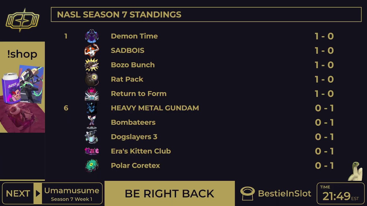 North American Strikers League Season 7 Week 1 - PRO OMEGA STRIKERS - !nasl