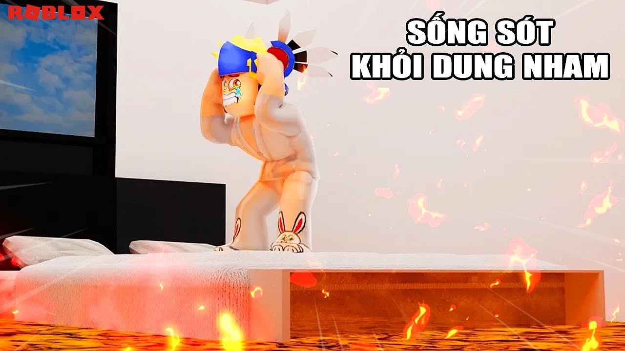 THỬ THÁCH SỐNG SÓT KHỎI DUNG NHAM TRONG ROBLOX