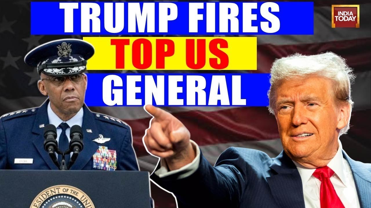 Trump Fires Top US General And Five Admirals In Unprecedented Military Shakeup | India Today