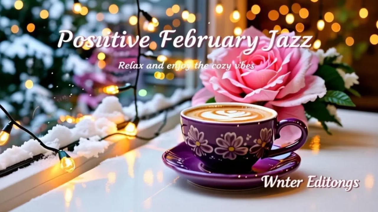 Positive February Jazz ☕ Delicate Winter Café Jazz, Smooth Bossa Nova & Instrumental for Relaxation