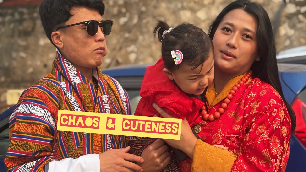 What Tshechu Looks Like with a 20-Month-Old! #fastvlog #minivlog #bhutan #tshechu