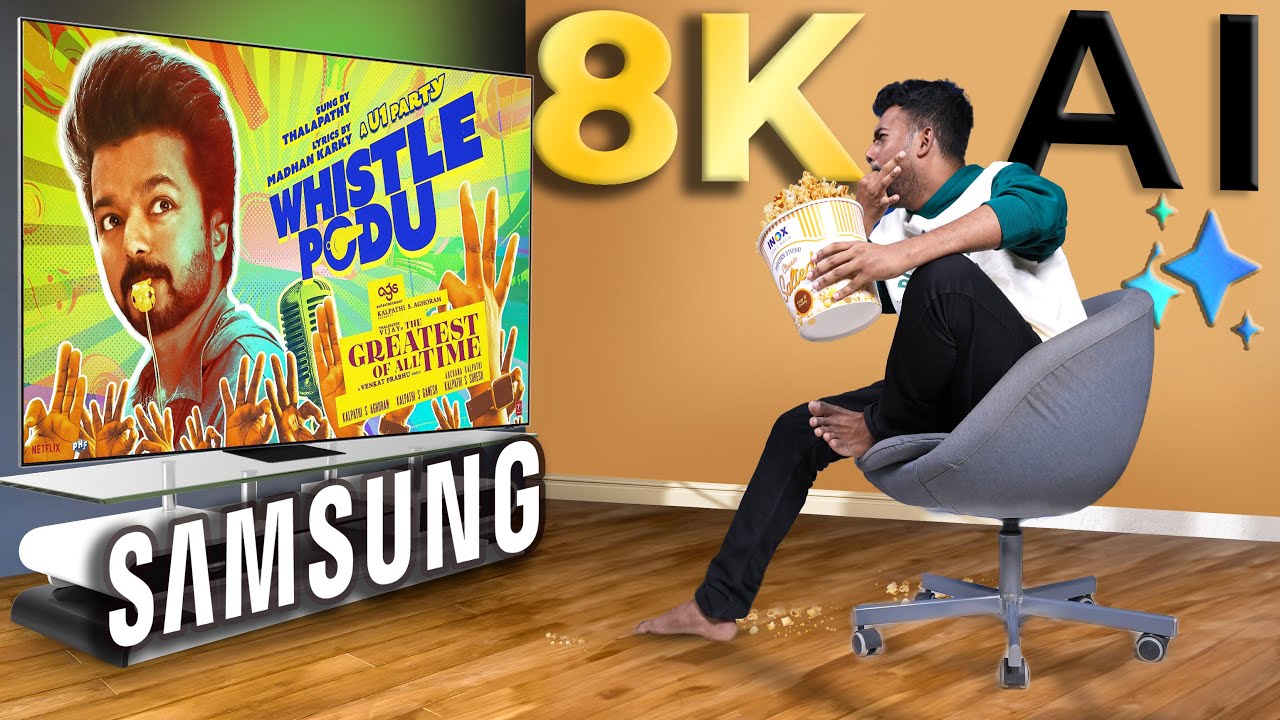 😱 அலப்பறை கிளப்பும் Samsung'ன் 8K AI TV 📺