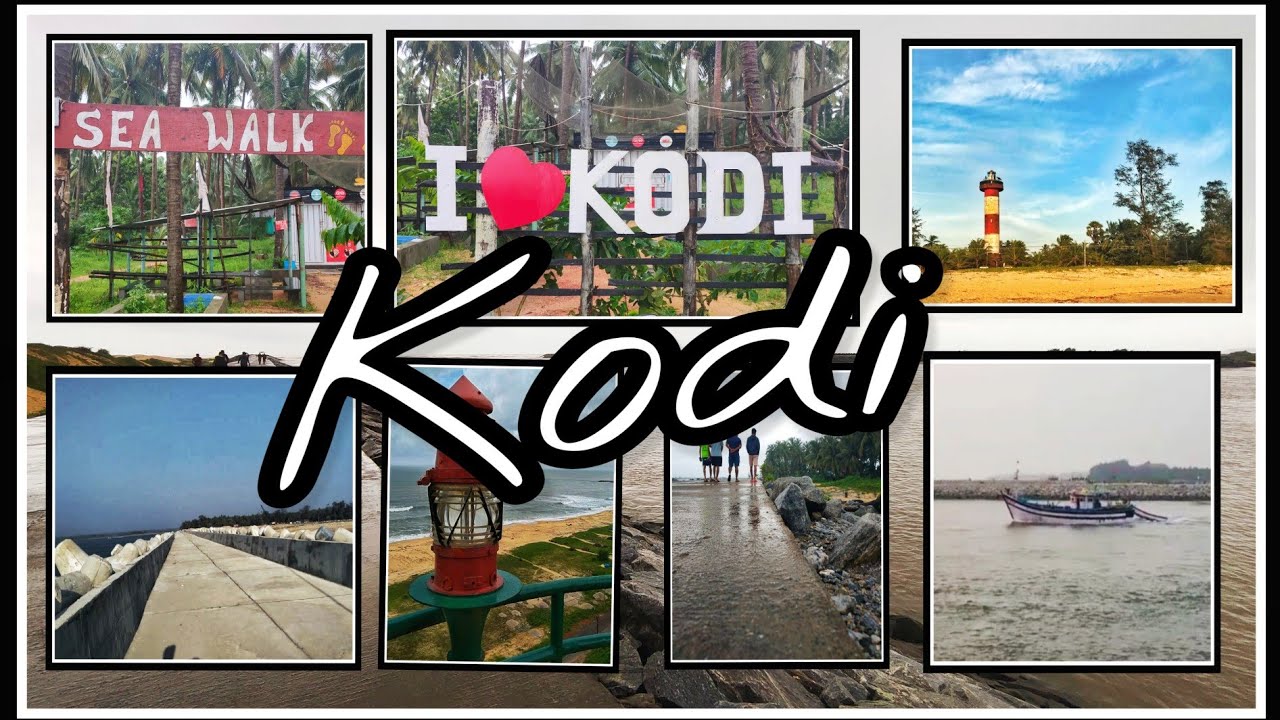KODI | Kodi Beach Kundapura | Kodi Beach Delta Point (Kodi sea walk ) | Kodi Lighthouse |