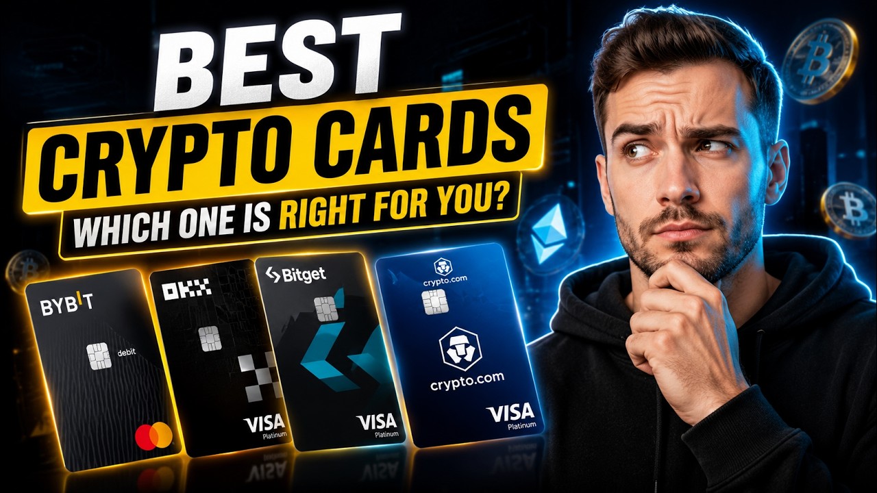 Crypto Cards Top 4: Bybit, OKX card, Bitget or Crypto com Card?