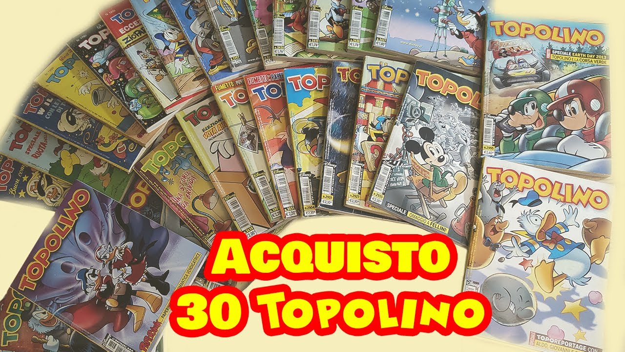 Video Acquisti di 30 Topolino che mi mancavano!
