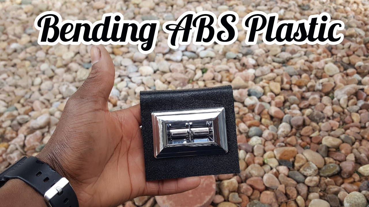 How To Bend ABS Plastic EASY DIY