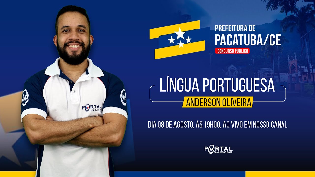 CONCURSO PACATUBA/CE: LÍNGUA PORTUGUESA @CursosdoPortal