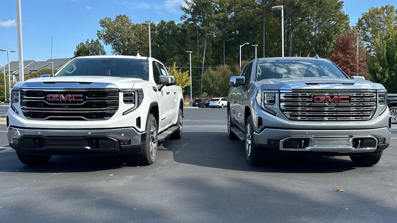 2025 GMC Sierra Denali 1500 VS 2025 GMC Sierra Denali 1500 SLT!