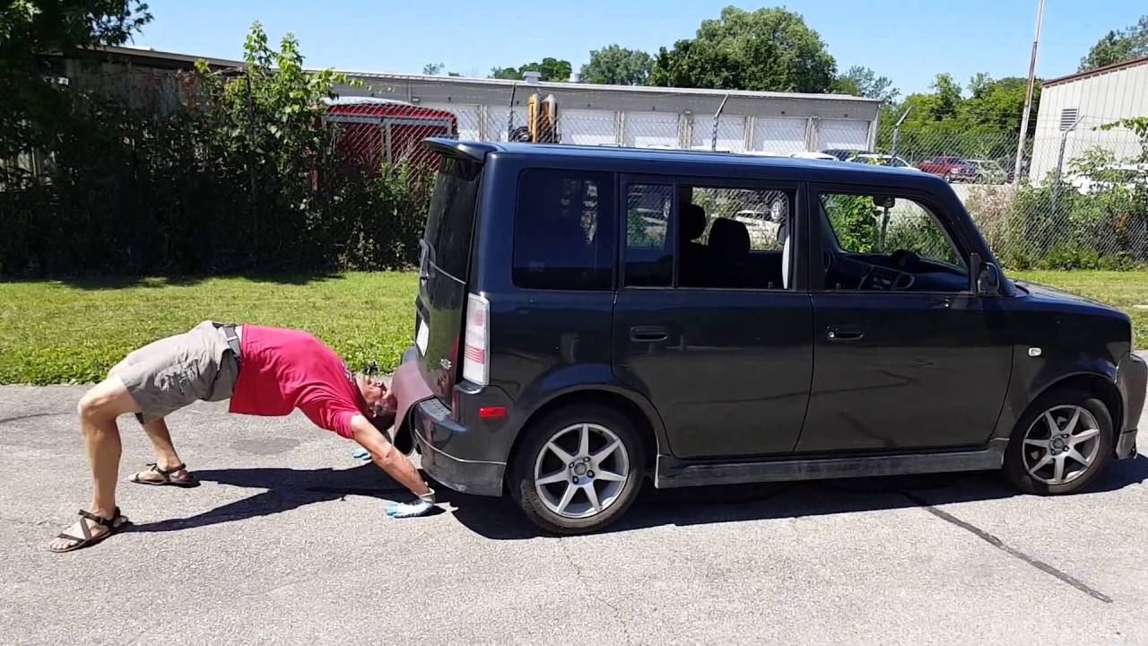 Pushing a Car while in a Backdome - Jon Hinds Monkey Bar Gym