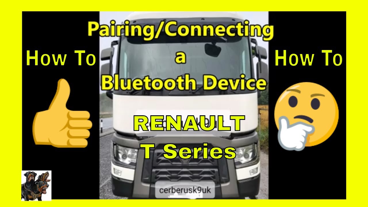 How To Pair/Connect Bluetooth Device - Phone Connection Renault T Series Truck