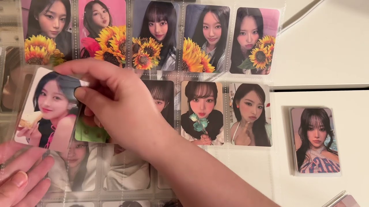 Storing photocards Asmr LOL just kidding- loossemble Chuu Heejin artms