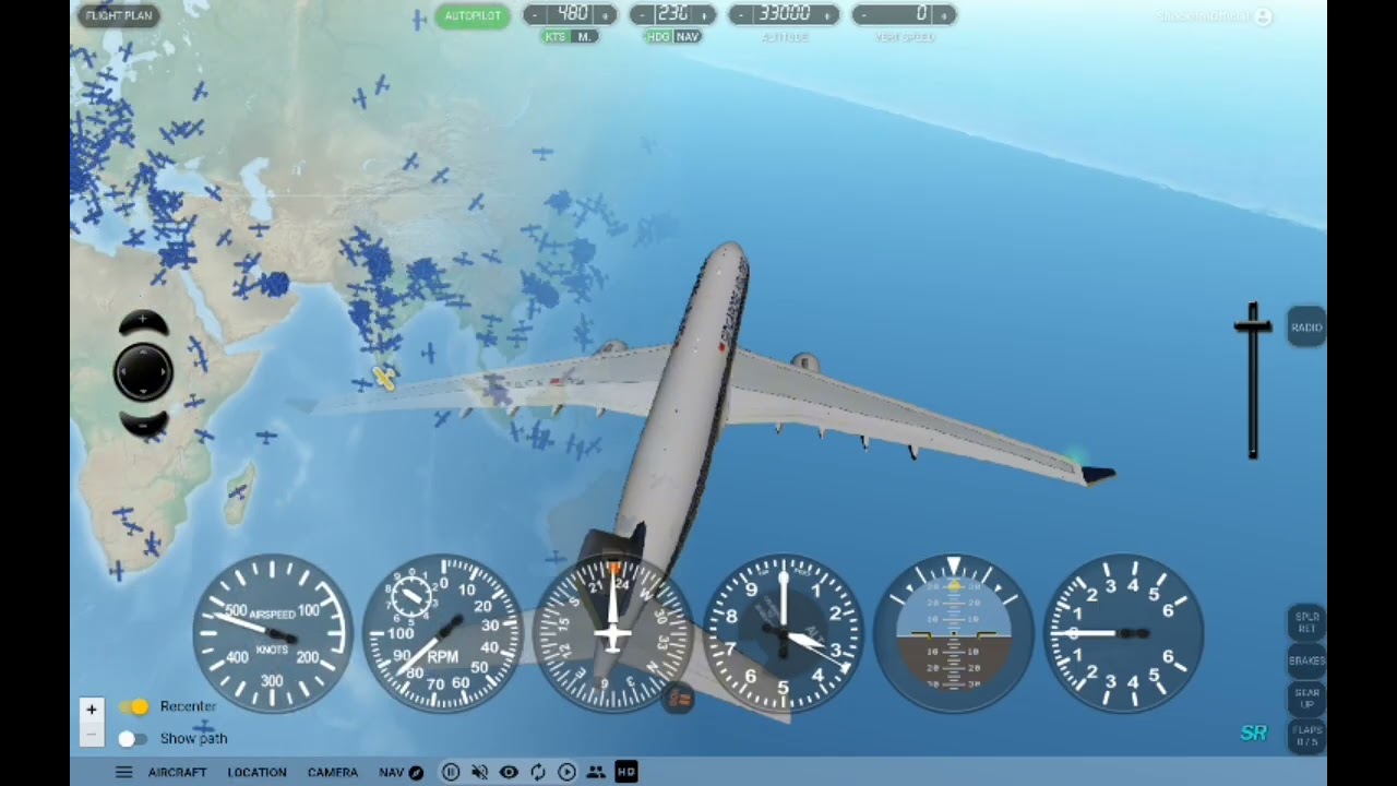 GeoFS Full flight 7 | SriLankan airlines | Airbus A330-200 | Colombo - Male | 