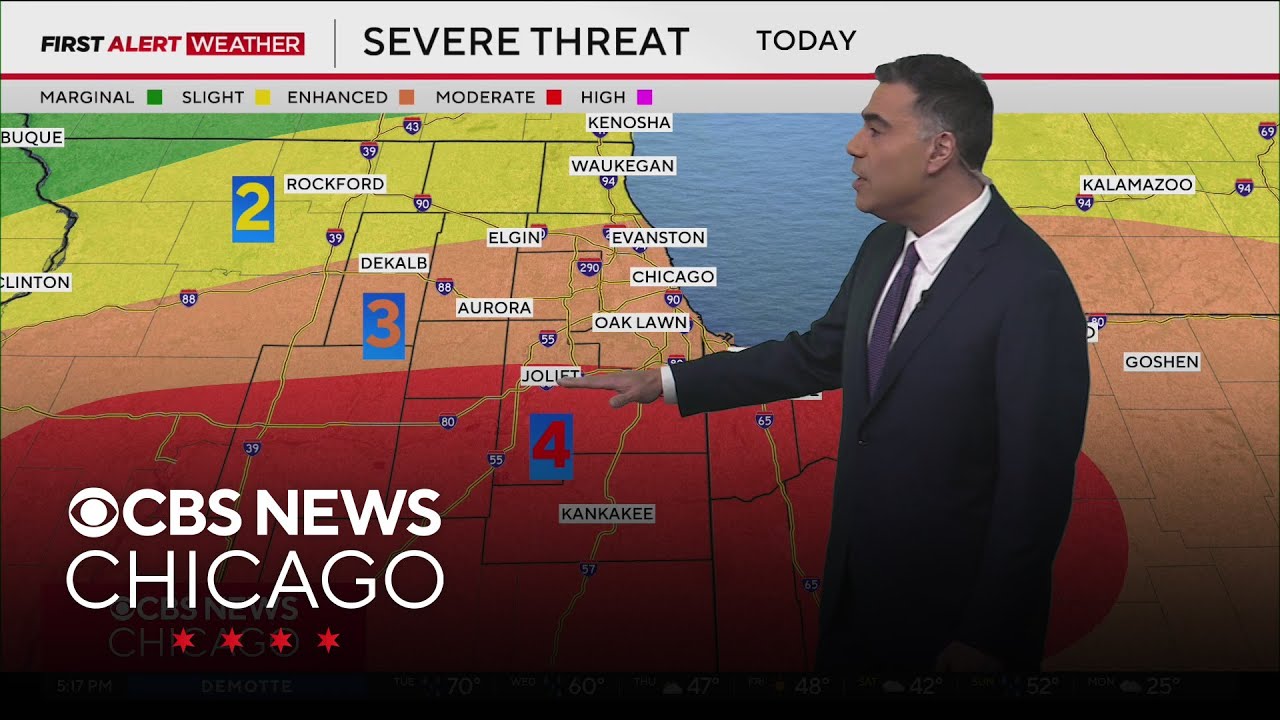 Chicago weather: Severe storms could cause flooding, hail, tornadoes