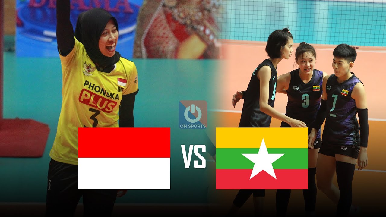 🔴Full HD | INDONESIA vs MYANMAR | Megawati shot frantically - Women's Volleyball SEA Games 32