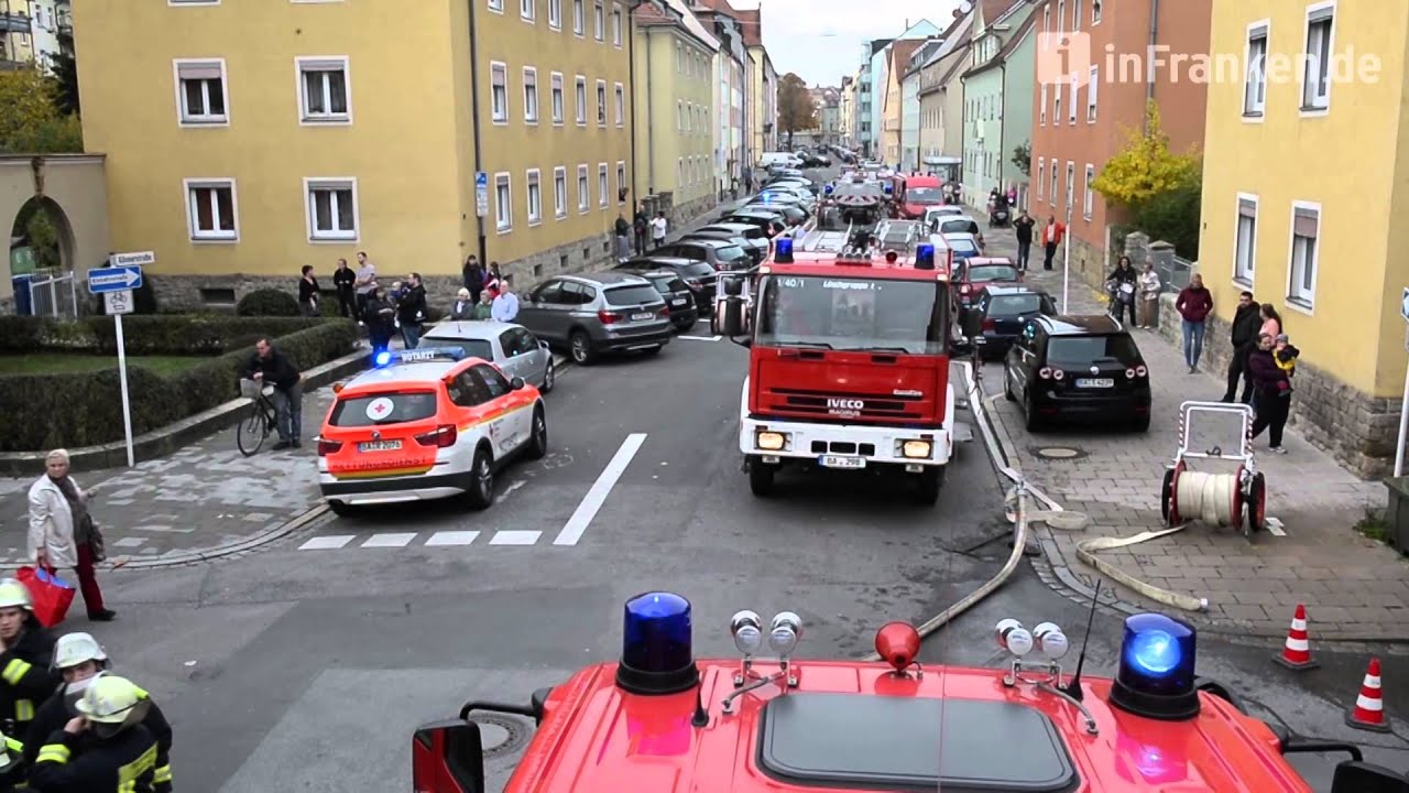 Zimmerbrand in der Gönnerstraße in Bamberg
