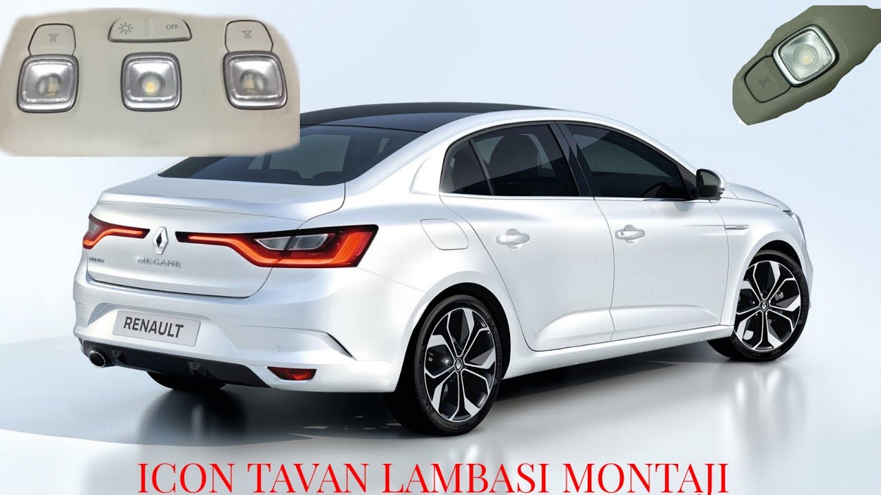 MEGANE 4 ICON TAVAN LAMBASI MODİFİYE VE MONTAJI