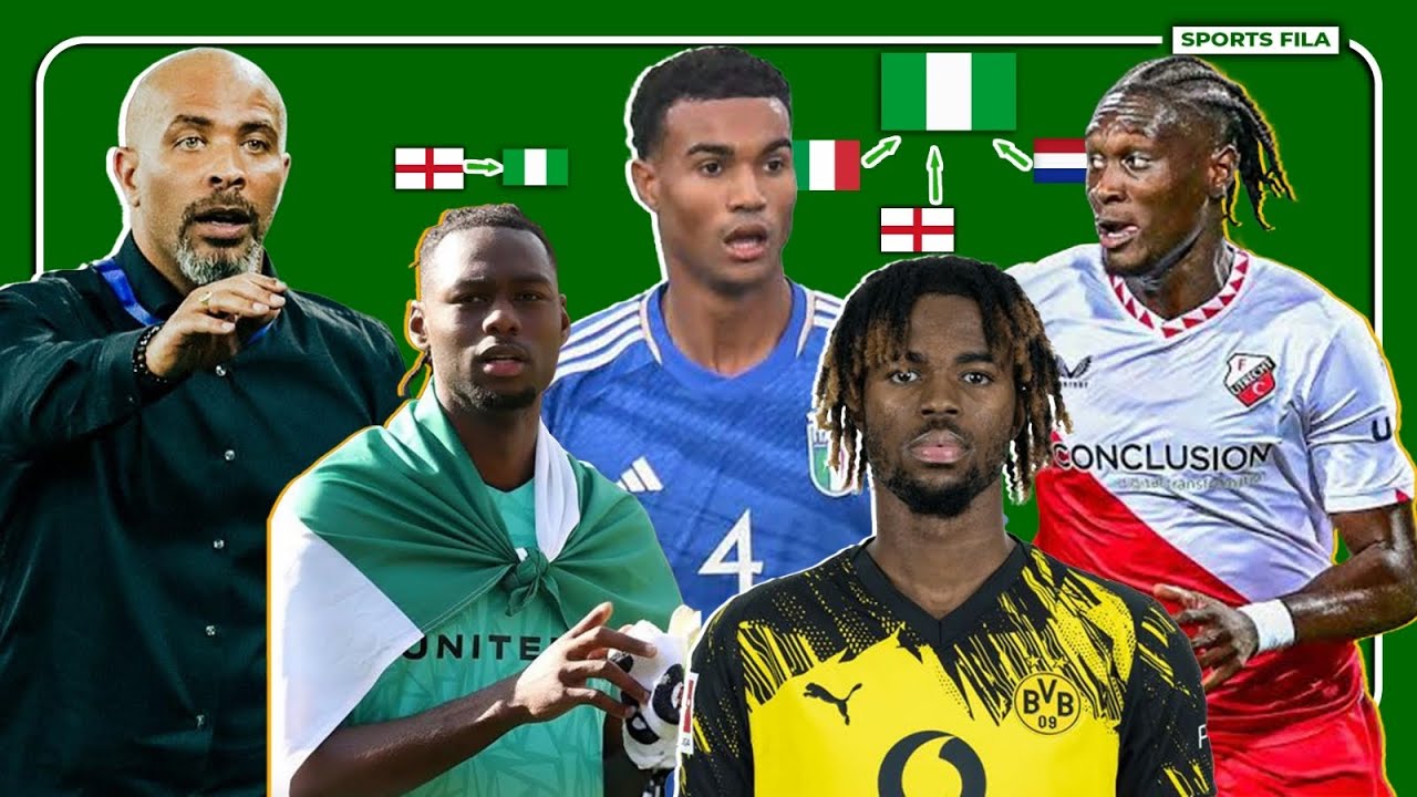 🇳🇬ERIC CHELLE SCOUTS FIVE(5) EUROPEAN BORN NIGERIAN PLAYERS FOR SUPER EAGLES-ERIC CHELLE NEW APPOINT