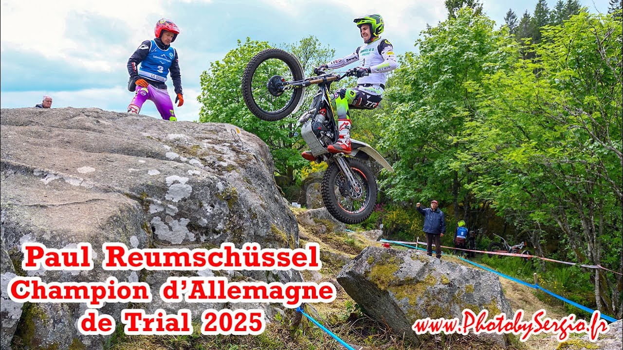 Paul Reumschüssel - Champion d'Allemagne de trial 2025