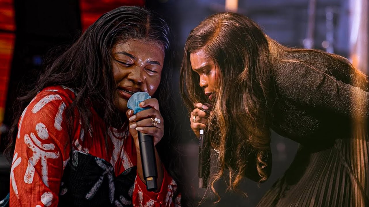 SUNMISOLA AGBEBI AND VICTORIA ORENZE WORSHIP THAT WILL MAKE YOU GROAN IN THE SPIRIT!!! PRAYER FIRE