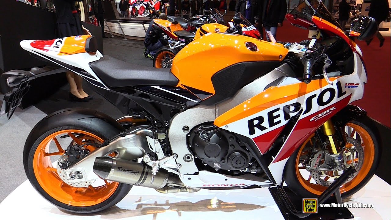 2016 Honda CBR1000RR Fireblade SP Repsol Akrapovic ABS - Walkaround - 2015 Salon Moto Paris