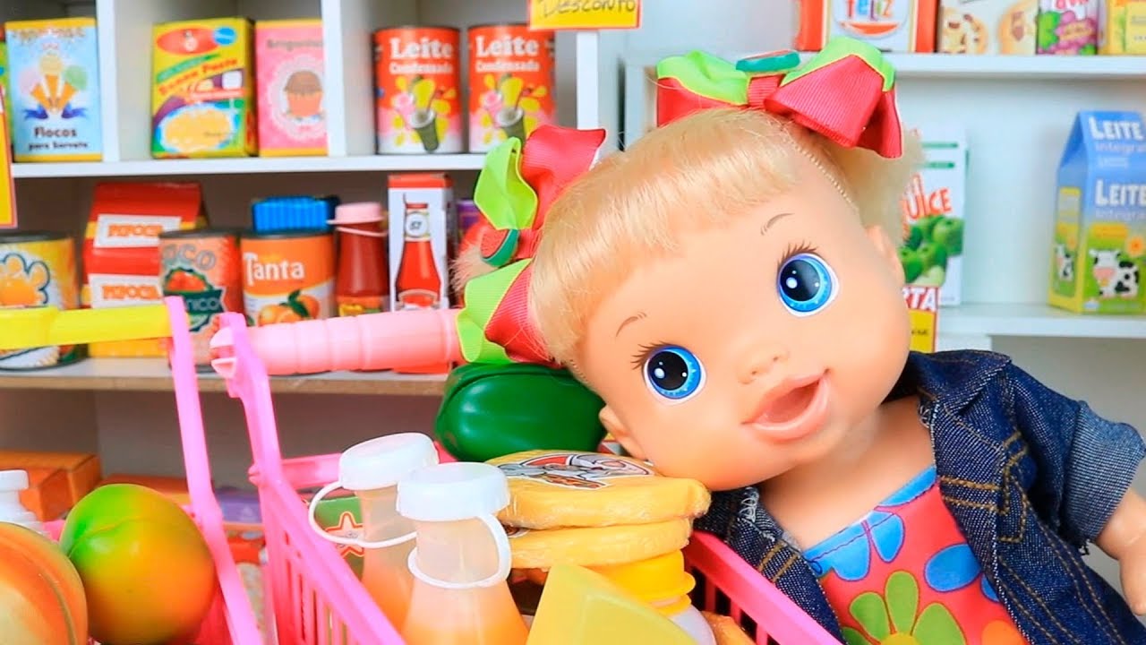 BABY ALIVE FOI NO SUPERMERCADO FAZER COMPRAS ! EPISÓDIOS COMPLETOS!